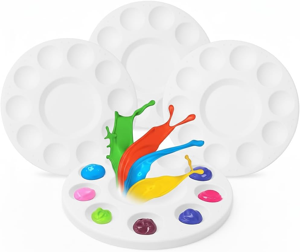 Mr. Pen- 4 Pack Paint Tray Palettes, Kids' Plastic Paint Holder, Trays for Kids