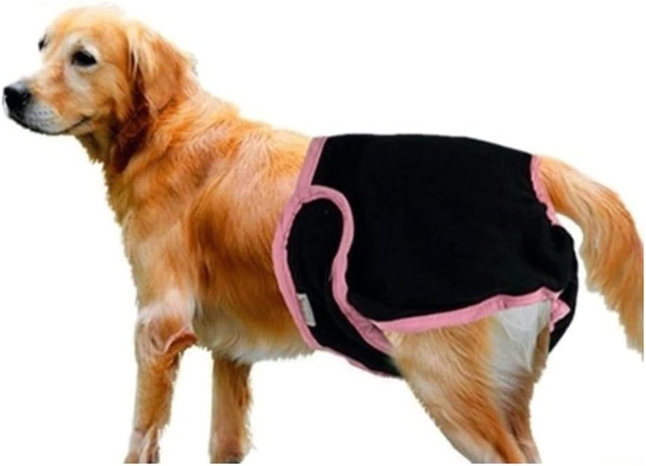 Pet Panties Sanitary Shorts Diaper Physiological Pants Soft and Washable Pet Shorts (Color : Black Size: M Code) (Black L Code)