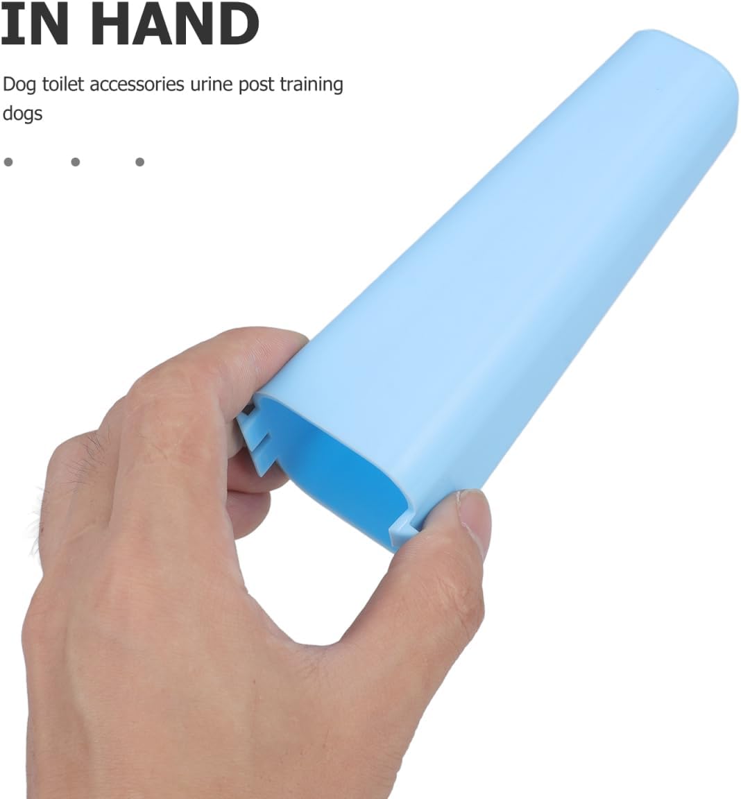 POPETPOP Dog Peeing Post for Indoor Potty Training Plastic Urine Column for Dogs Marking Post for Indoor Pee Pad Station for Puppies