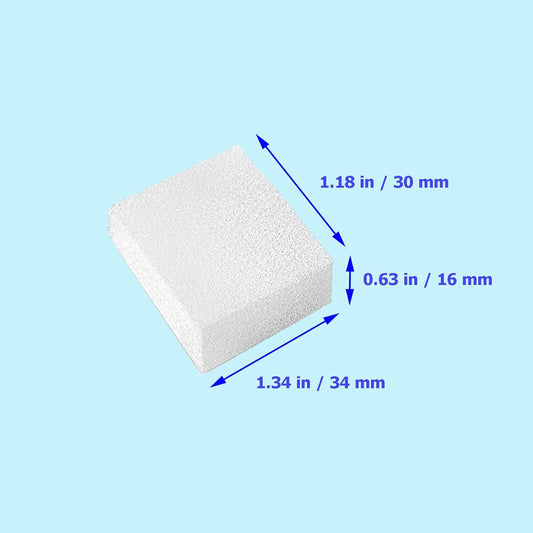 Pet Replacement Sponge Filters Pre Filter Sponges for 67oz/ 2L Pet Water Fountain Cat Water Foam Filter Dog Drinking Water Foam Filters for Pet Dog Cat Fountain (12)