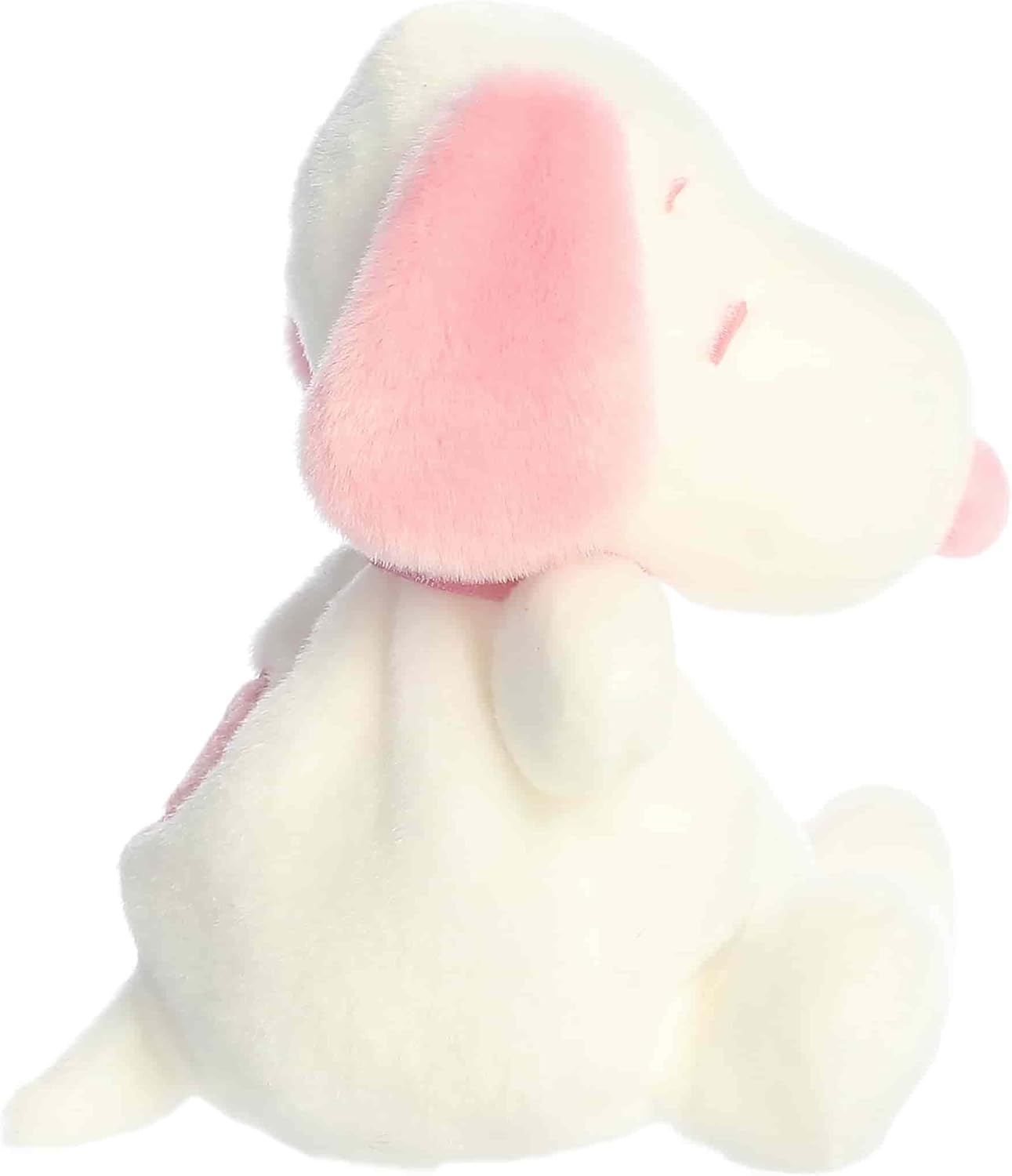 Aurora Adorable Peanuts Snoopy Palm Pals Stuffed Animal - Officially Licensed Toys For All Snoopy Fans - Nostalgic Gift for Adults and Valentine's Day - Pink & White 5 Inches