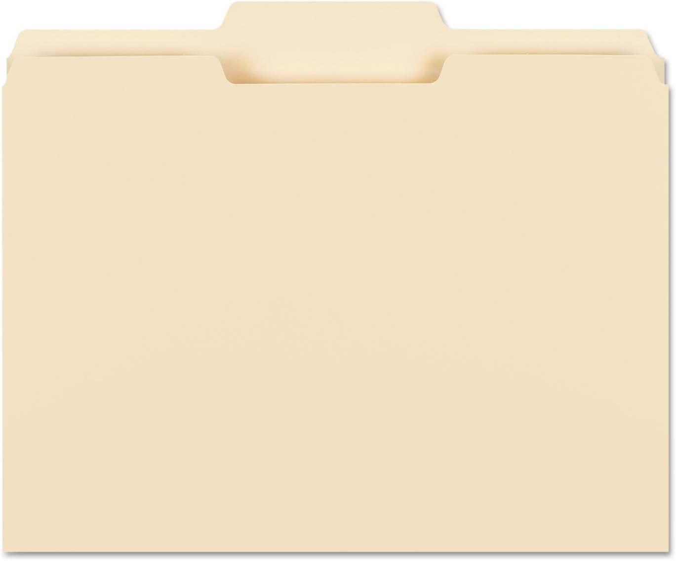 Smead File Folder, 1/3-Cut Tab, Center Position, Letter Size, Manila, 100 per Box (10332)