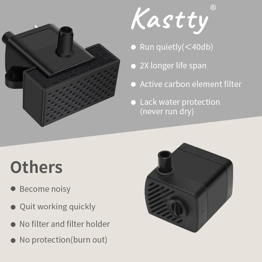 Kastty Cat Water Fountain Pump for Model P01/FS21/KKFS21