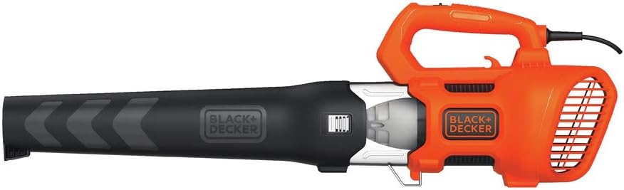 BLACK + DECKER Electric Leaf Blower, Hand Held Blowers for Lawn Care, Up to 450 CFM and 140 MPH Power, Axial, Lightweight, Corded (BEBL750)