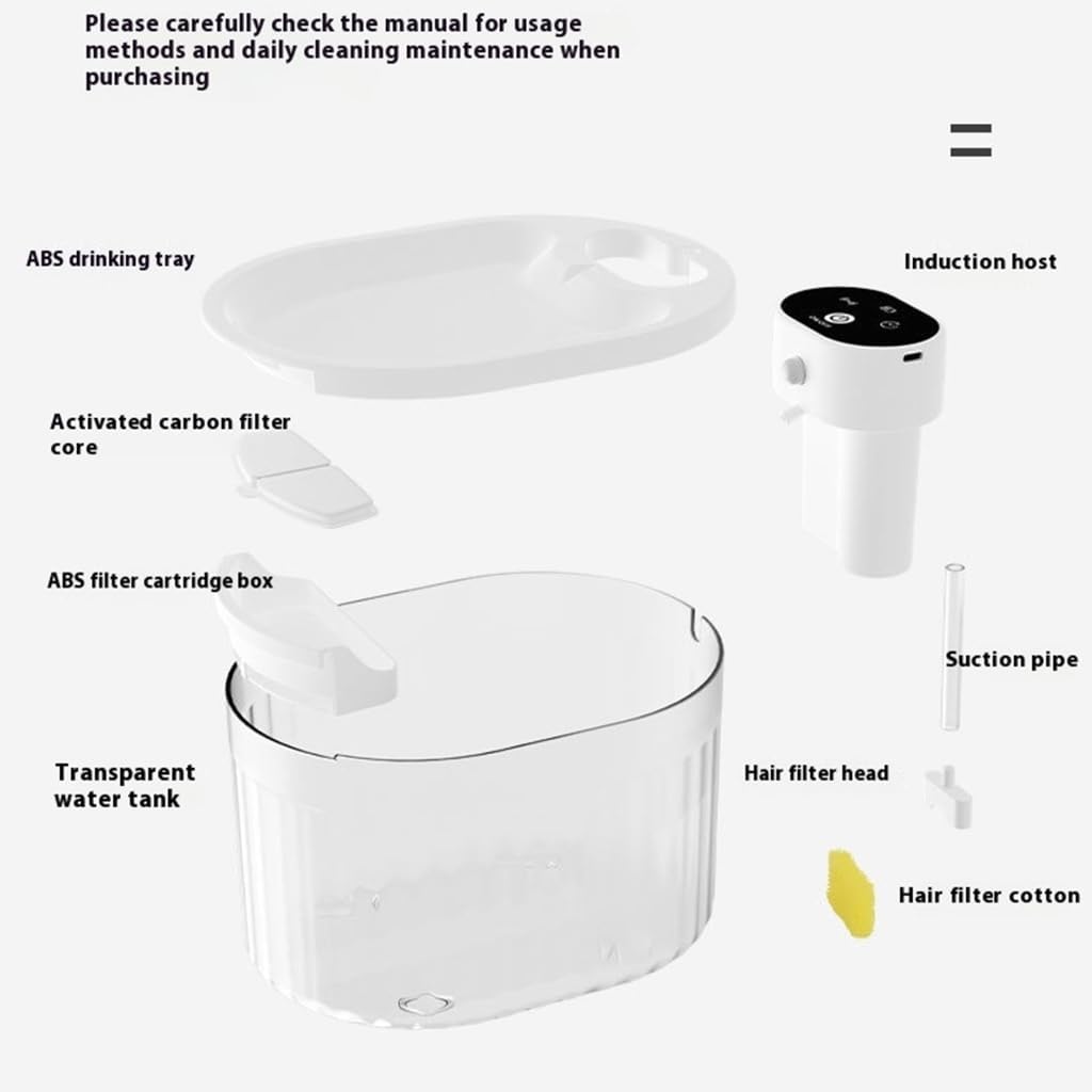 Automatic Pet Cat Water Fountain Dispenser for Dog Waterer Cats Drinker Feeders Bowl Container Water Feeding Supplies