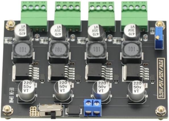 LM2596 Multi Channel Switching Power Supply 3.3V/5V/12V/ADJ Adjustable Voltage Output Power Supply Module