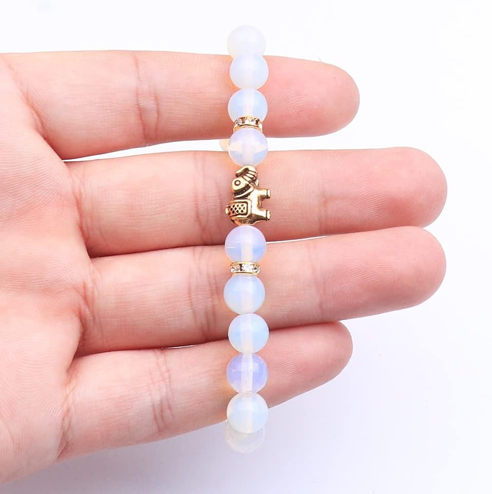 KSQS Lover Couple Bracelet Yoga Balancing Reiki Healing with Elephant for Christmas Thanksgiving