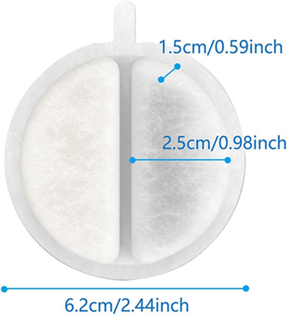 Cats Fountain Set of 10 Drinking Dispenser Replacement Filter Foam WaterFiltration Dog Fountain Filter Pet Water Dispenser Filter Foam