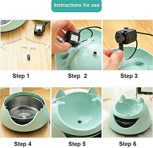 Automatic Luminous Pets Water Fountain for Cats Fountain Dogs USB Electric Water Dispenser Drinking Bowls