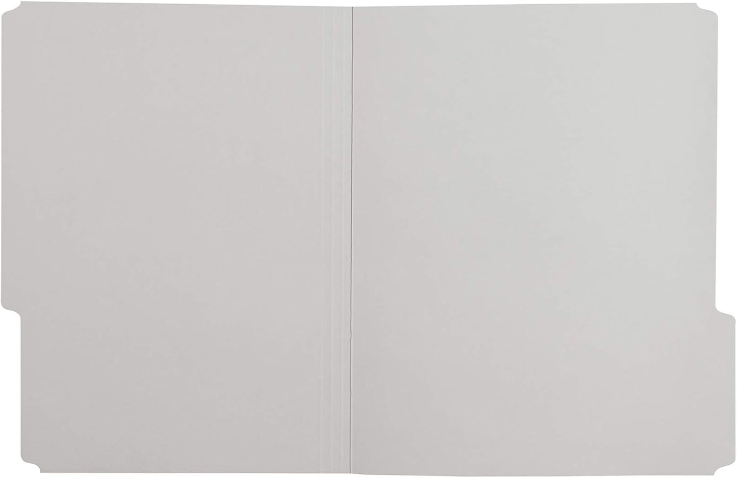 Amazon Basics File Folders for Organization, Letter Size, 1/3 Cut Tab, Gray, 36-Pack