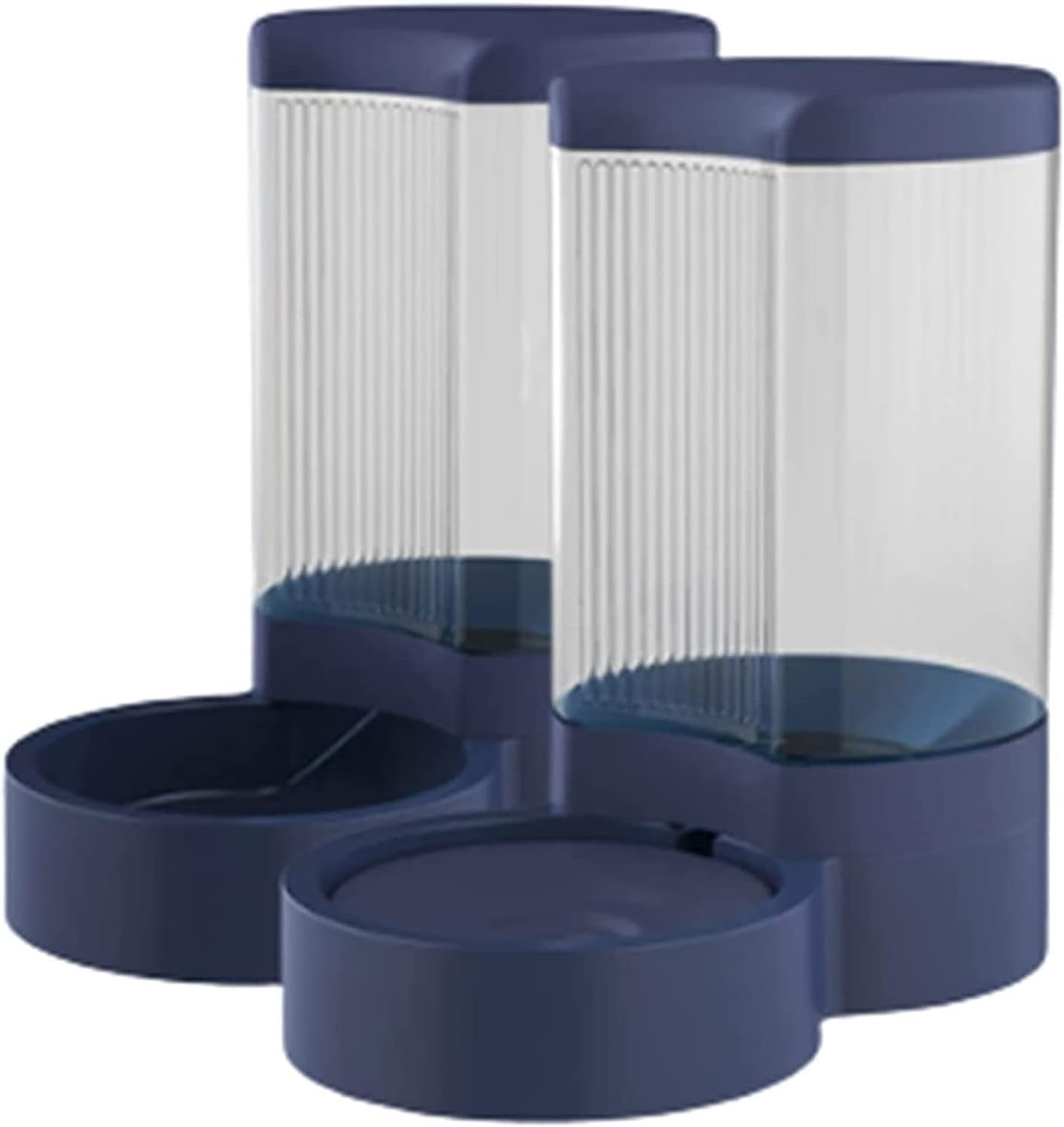 Pet Automatic Feeder and Water Dispensers Set, Automatic Pet Dog Cat Water Fountain Dispenser Puppy Drinker Feeder No Spill Water Dispenser and Feeder cat Fountain