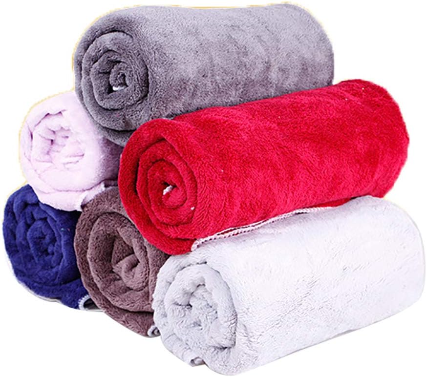 3 Large Pet Blankets, 20"*27" Coral Velvet Cat Dog Bed Warm Soft Crate Mat Washable Pet Pad