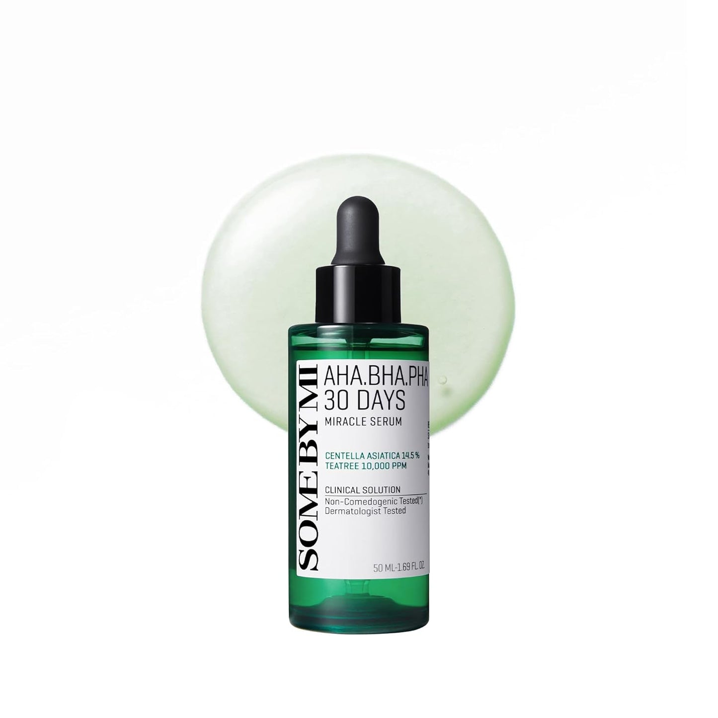 SOME BY MI AHA BHA PHA 30 Days Miracle Serum - 1.69oz, 50ml - Daily Centella Ampoule Serum with Niacinamide for Soothing, Calming and Clear Skin - Pore, Sebum and Blackhead Care - Korean Skin Care