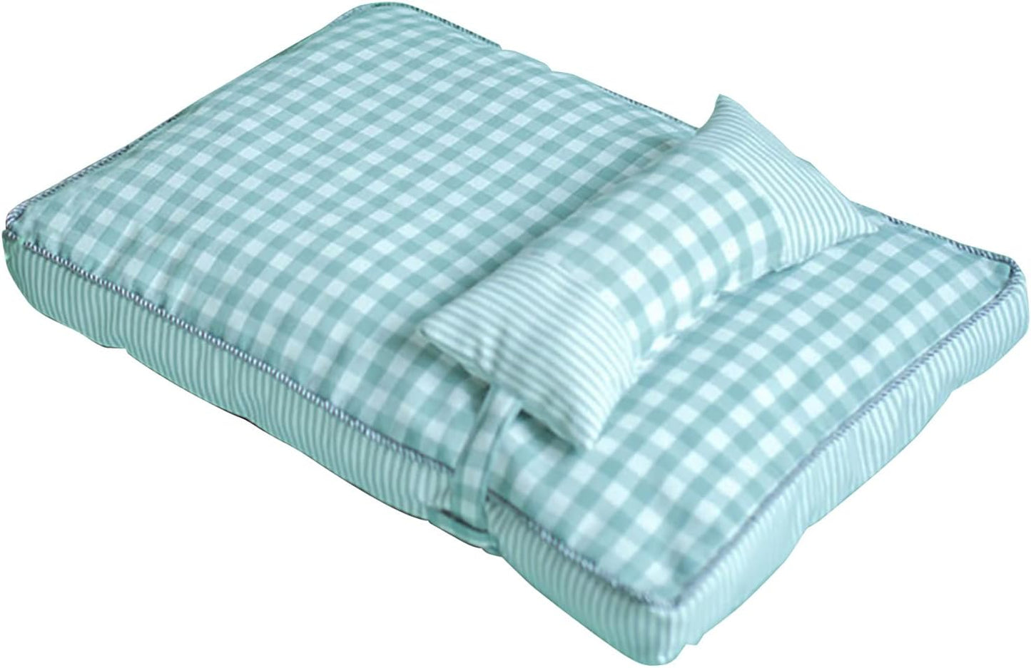 Dog Beds Soft Pet Beds Washable Cat Bed for Large Medium Small Dogs and Cats Dog Mats for Sleeping with Removable Washable Cover,Blue,L