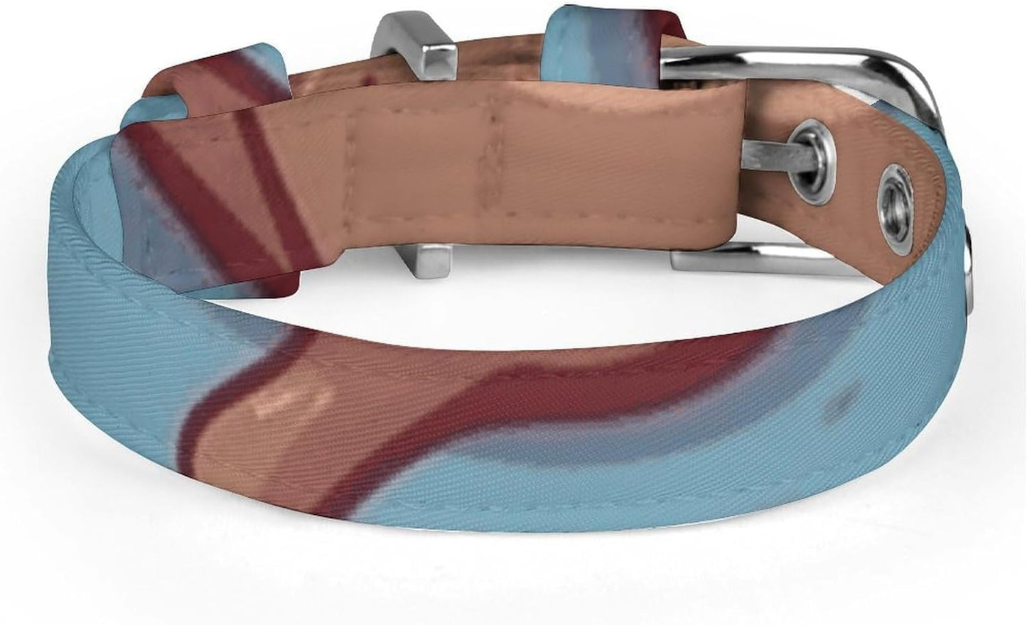 Animal Cute Brown Otters Dog Collar with Buckle Adjustable Martingale Pet Collars Cute Female Male Puppy Collar Soft Waterproof Cat Collars for Small Medium Dogs