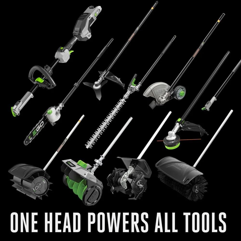 EGO Power+ Edger & Power Head Kit, Cordless Electric 8" Carbon Fiber Edger Attachment with Multi-Head System Power Head, Battery and Charger Not Included - ME0820