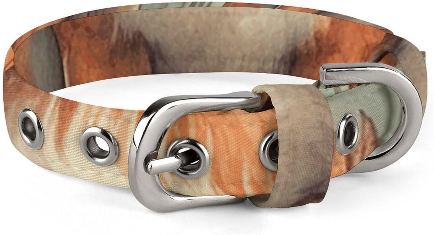 Fox in The Woods Dog Collar with Buckle Adjustable Martingale Pet Collars Cute Female Male Puppy Collar Soft Waterproof Cat Collars for Small Medium Dogs