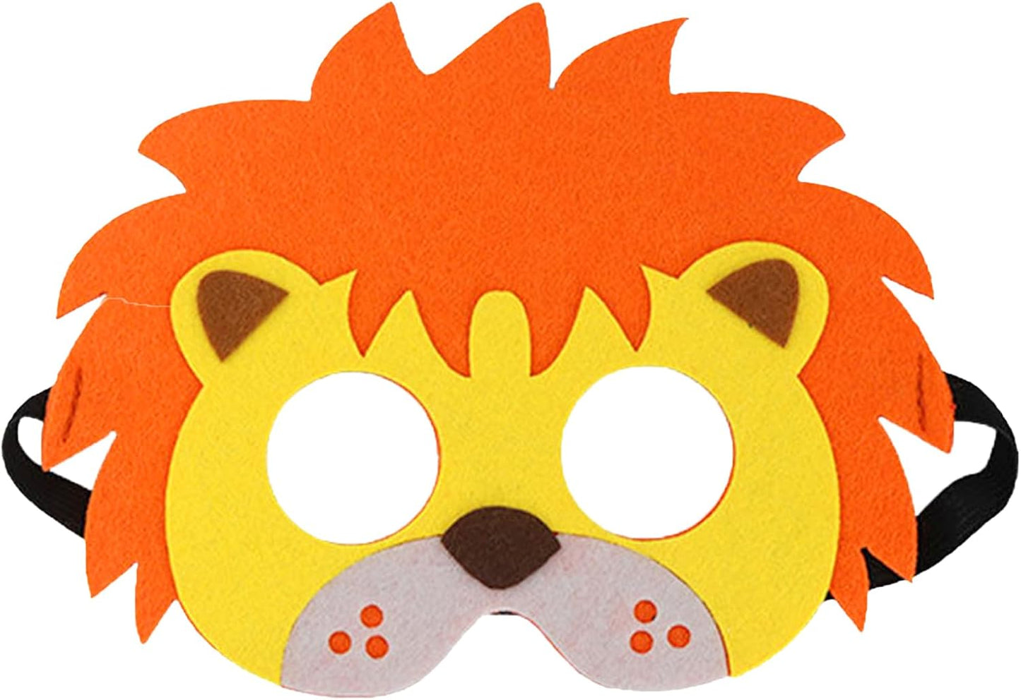 Jtnohx Felt Animal Masks, 10 Pcs Halloween Mask for Kids, Animal Costume for Birthday Party Supplies