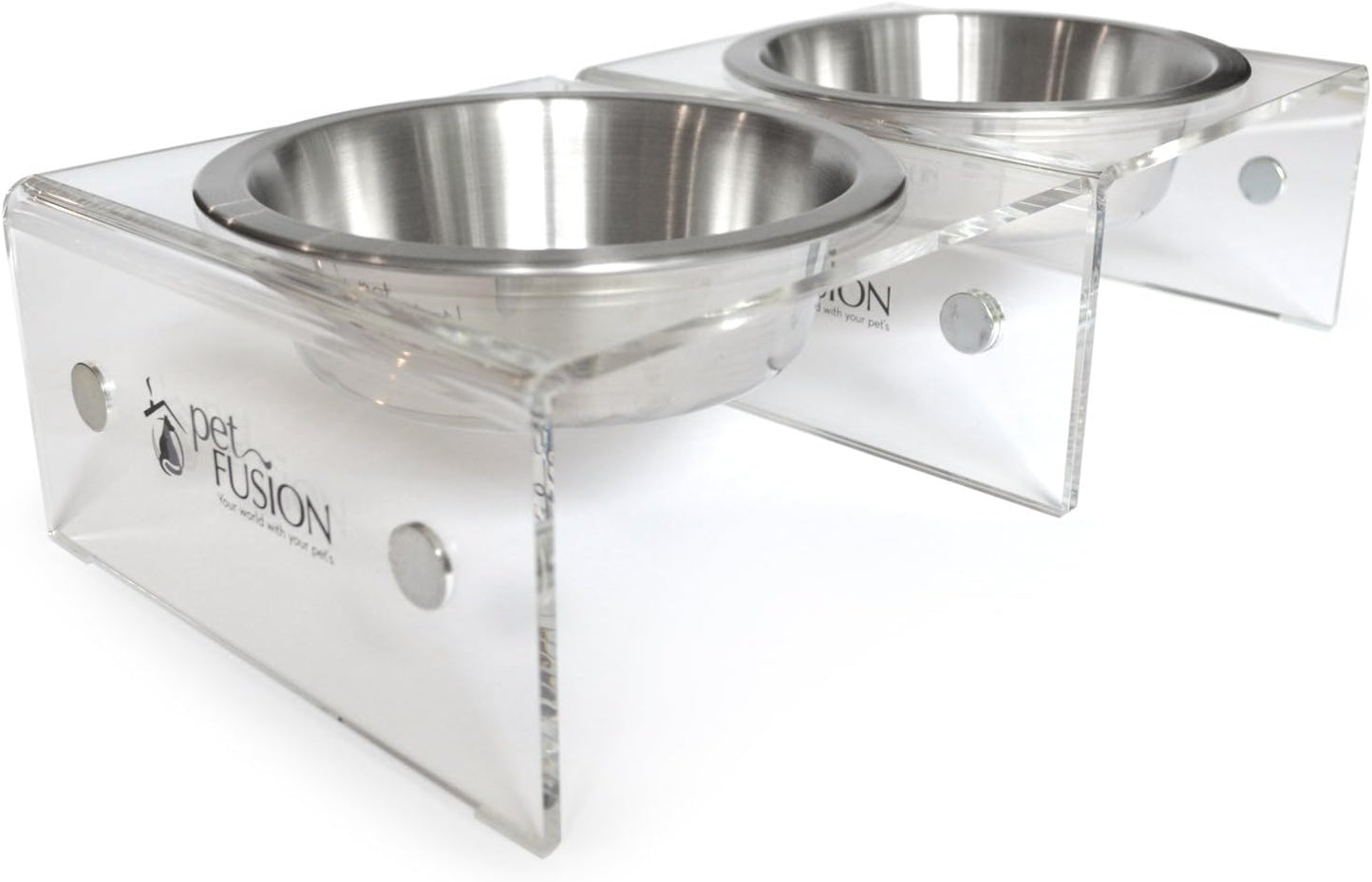 PetFusion Elevated Dog Bowls, Cat Bowls Innovative Raised Pet Feeder