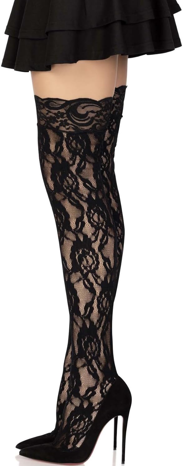 Leg Avenue Women's Hosiery Lace Thigh Highs