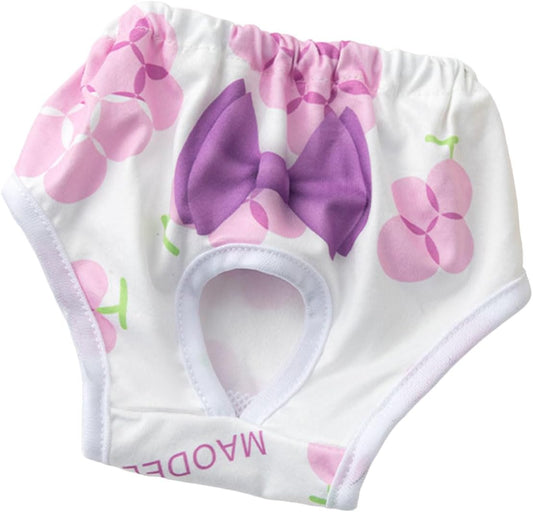 Dog Diaper Breathable Dress Female Pants Panties Shorts Doggies Period Diaper Washable Pet Period Pants
