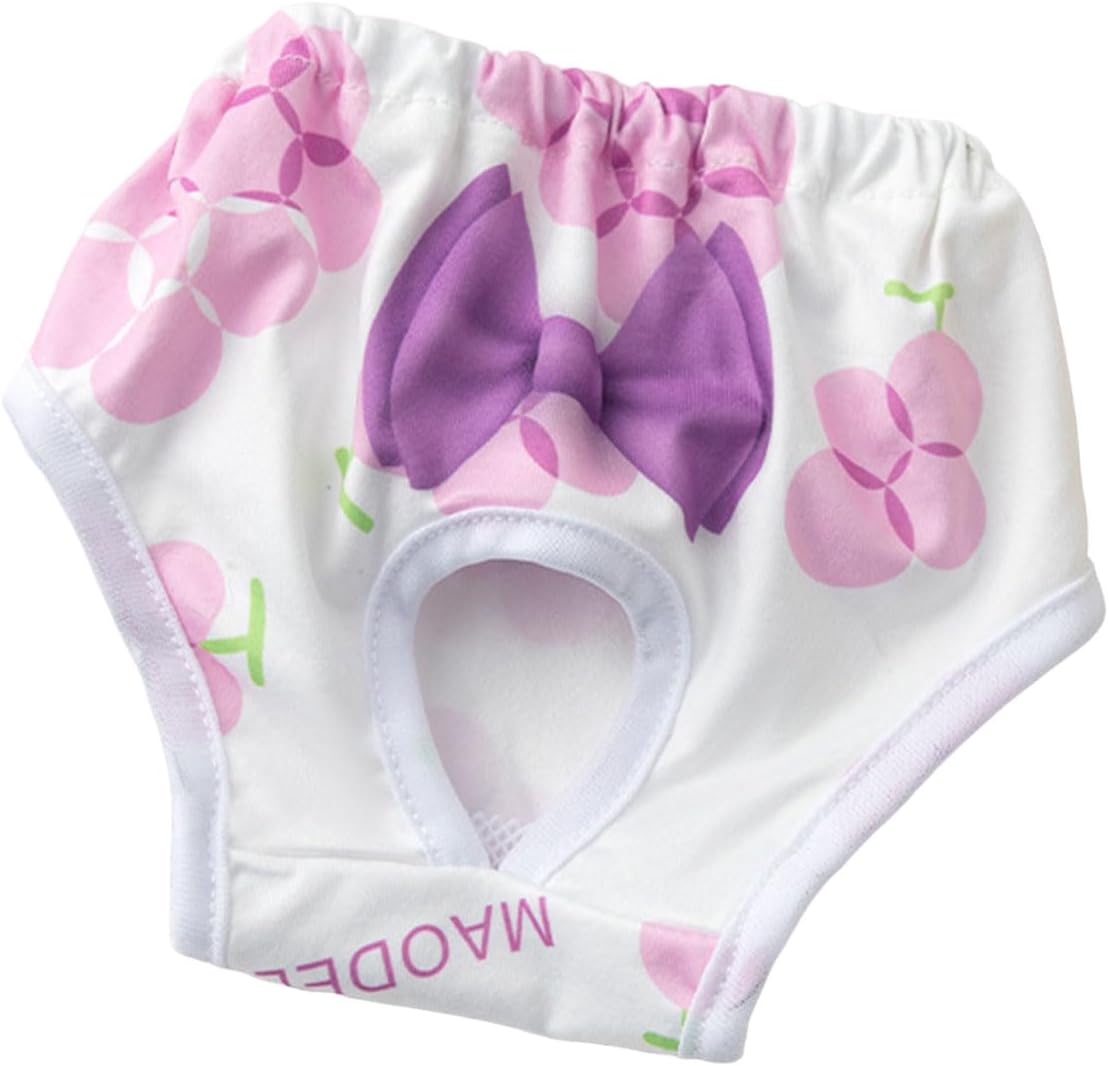 Dog Diaper Breathable Dress Female Pants Panties Shorts Doggies Period Diaper Washable Pet Period Pants