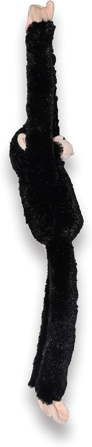 Wild Republic Chimpanzee Plush, Monkey Stuffed Animal, Plush Toy, Gifts for Kids, Hanging 20 Inches , Black