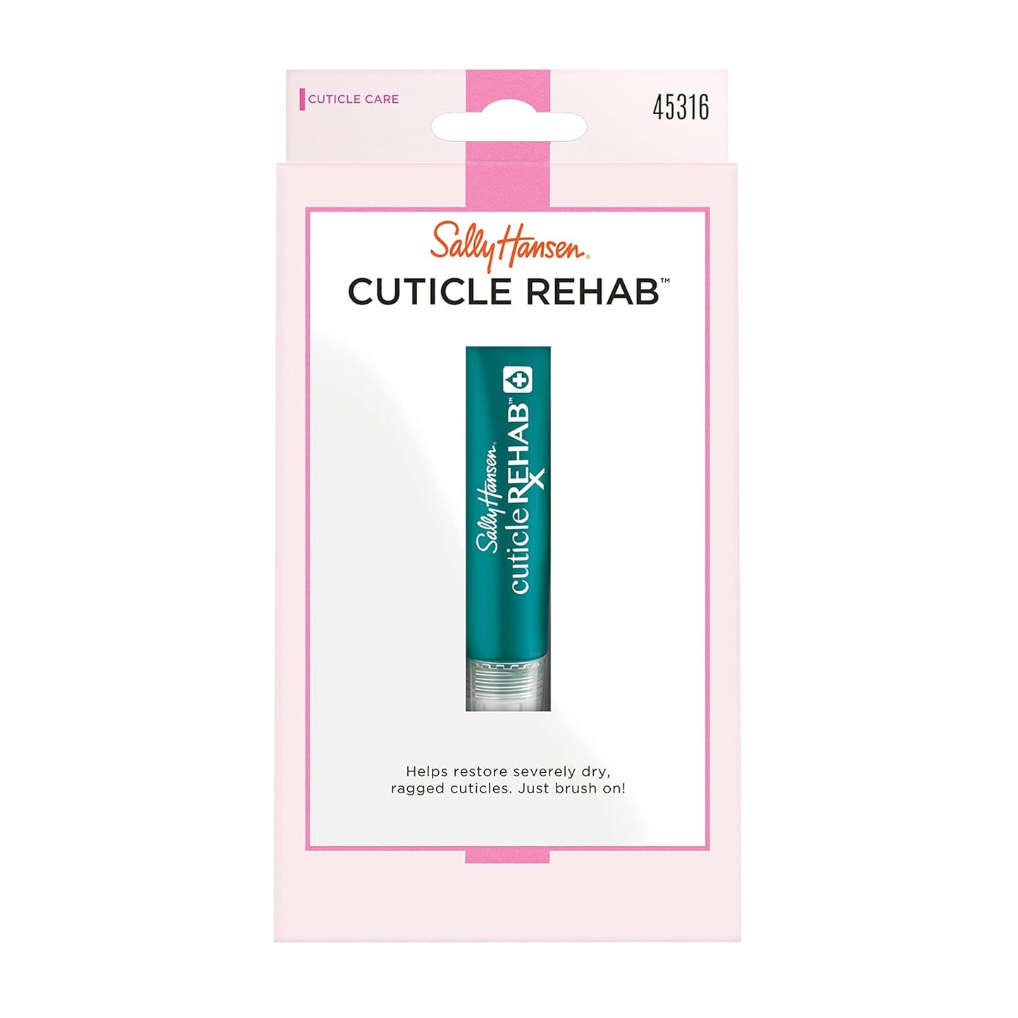 Sally Hansen Nail Treatment Cuticle Rehab™ | Moisturizing Treatment with Jasmine, Rose & Vitamin E | Hydrates Nails & Cuticles, Reduces Breakage