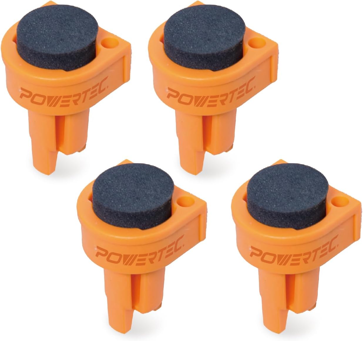 POWERTEC 4PCs Bench Dogs for 3/4" Dog Hole, Bench Dog w/EVA Insert, Woodworking Tool for Work Bench, MFT Table, Portable Workbench w/Dog Holes, Tools for Woodworking & DIY Projects (71188)