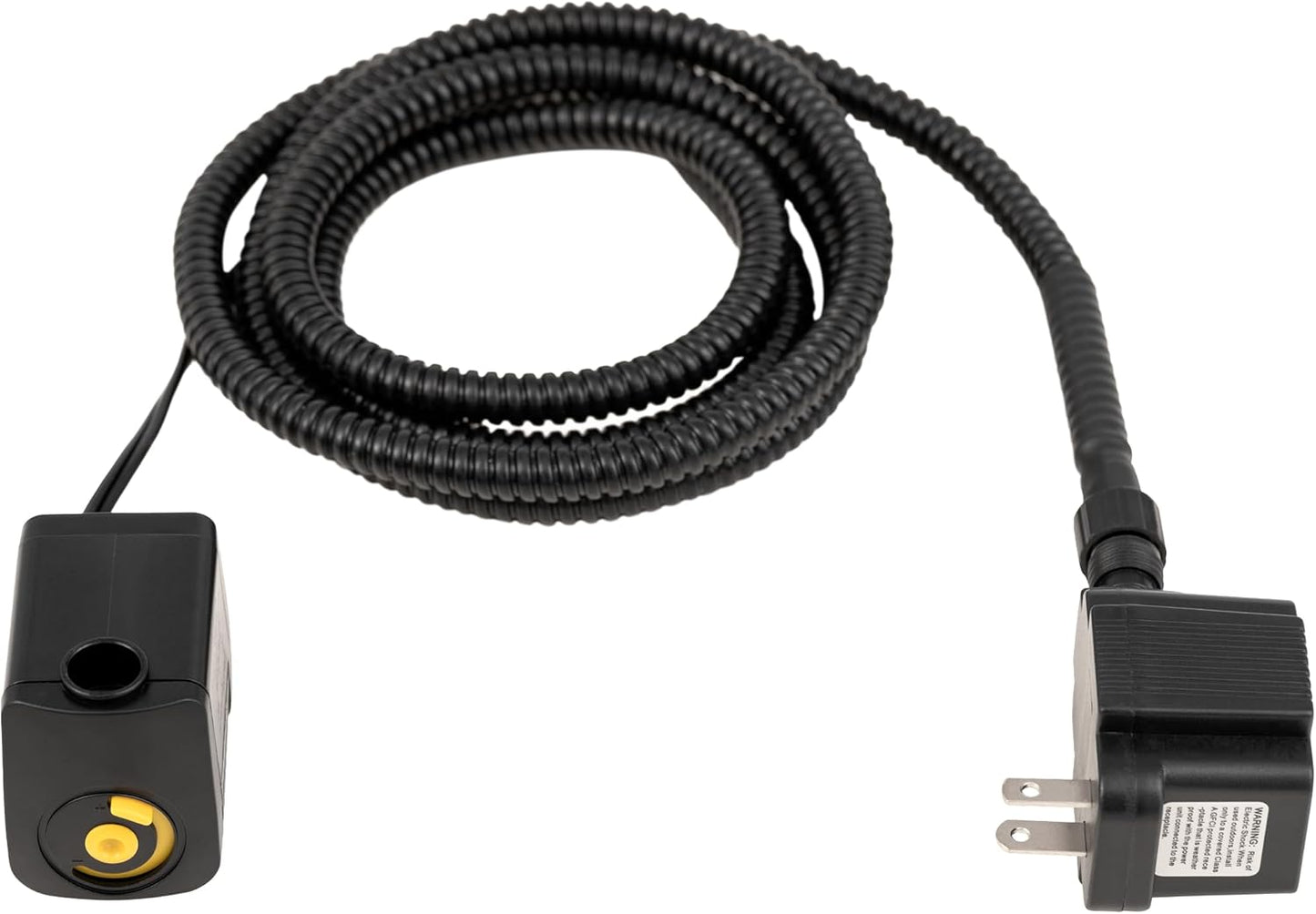 PetSafe Drinkwell Outdoor/Everflow Fountain Pump & Adaptor - Replacement Pump for Pet Fountain - Low-Voltage Durable Pump - Waterproof Adaptor with Anti-Bite Cord