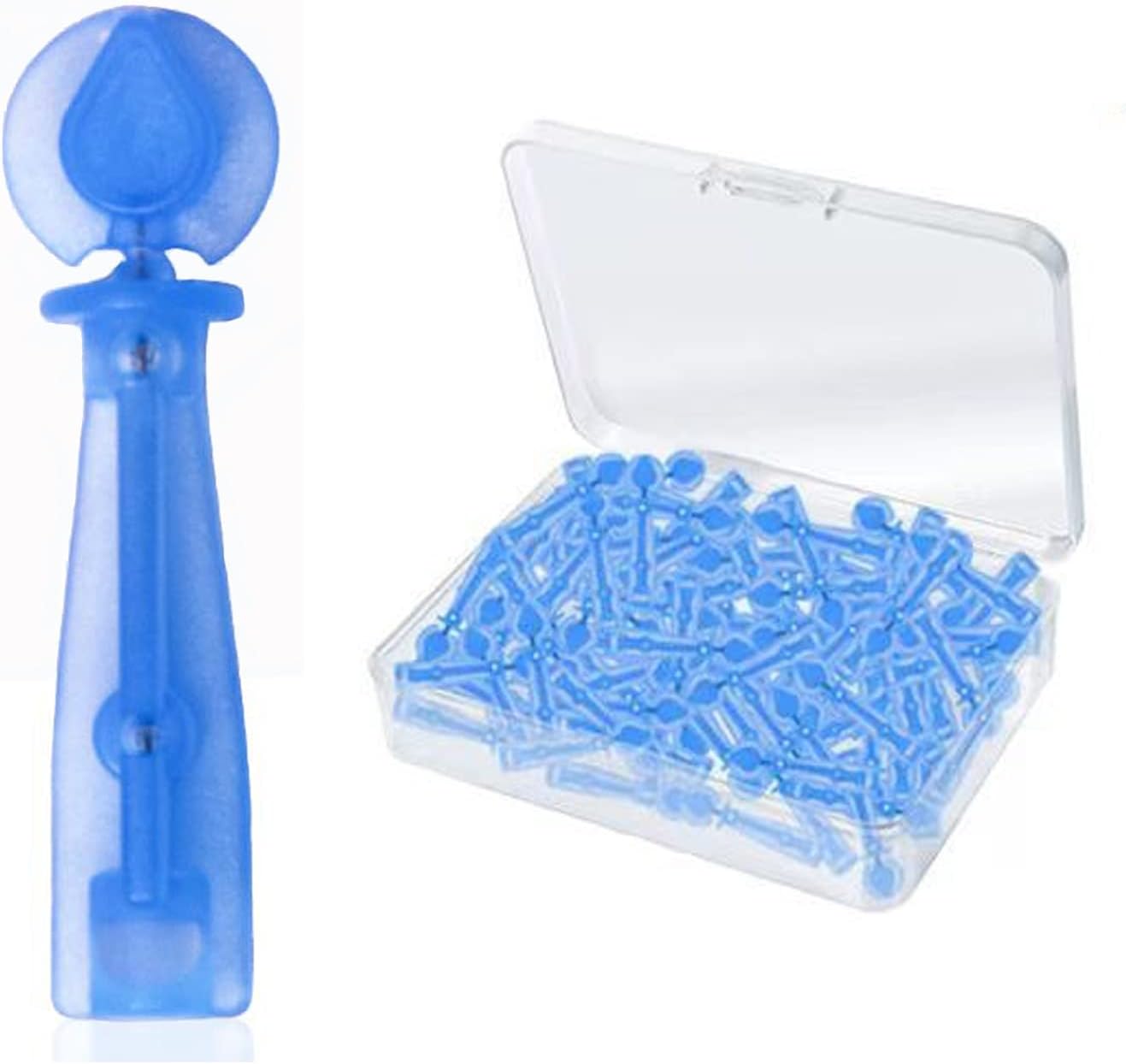 50 Pack Disposable Blackhead Remover Tools, 50 Count Professional Acne & Blemish Extractor Set for Whitehead, Comedone, Pimple Removal – Salon & Home Use