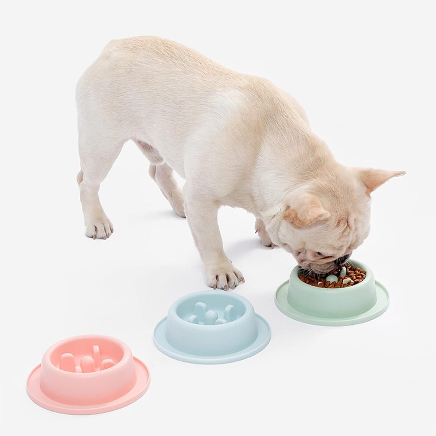 Slow Feed Dog Slow Feeding Eating Bowl Stop Puppy Bloat Rapid Eating Pet Safe Feeder Anti Skid Fun Shape