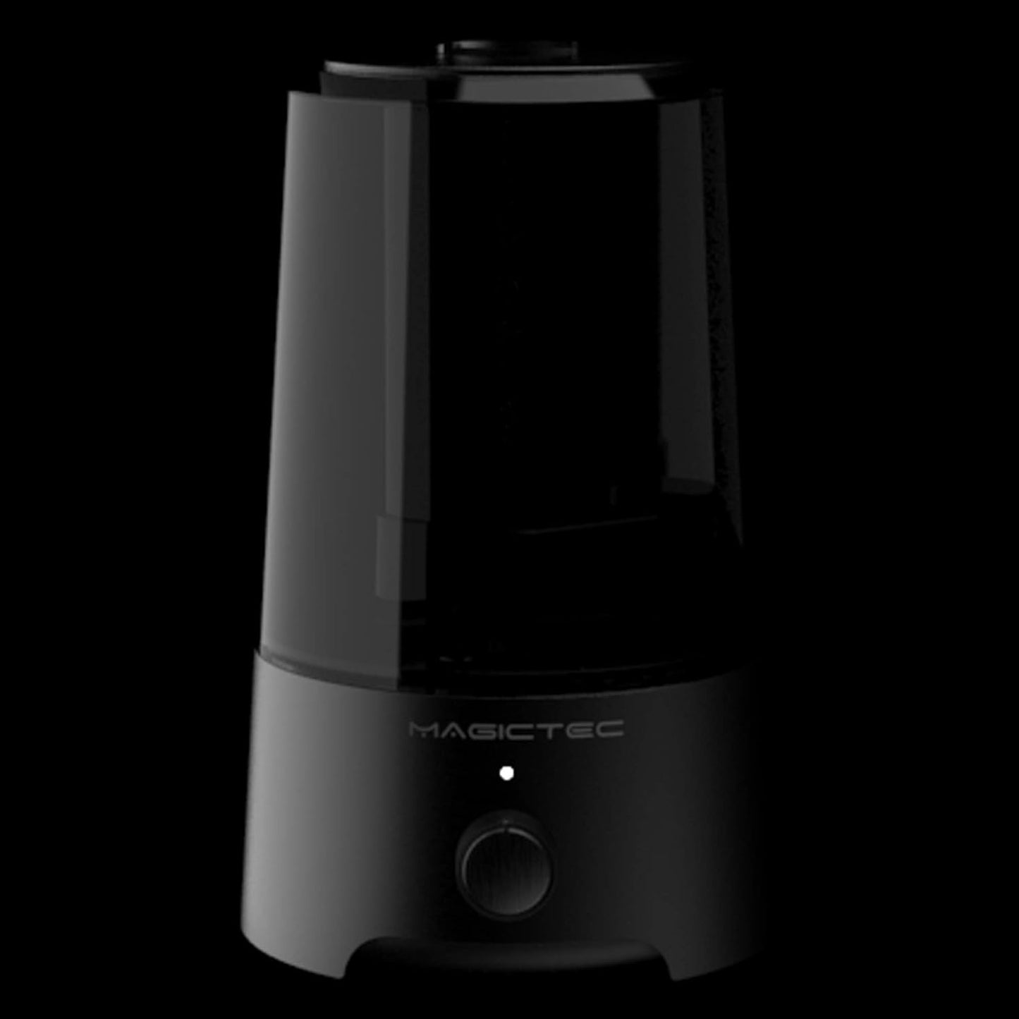 Magictec Cool Mist Humidifier, 2.5L Essential Diffuser for Bedroom and Baby, Adjustable Mist Output, Auto Shut Off, Super Quiet 360 Nozzle - Lasts Up to 24 Hours, Black