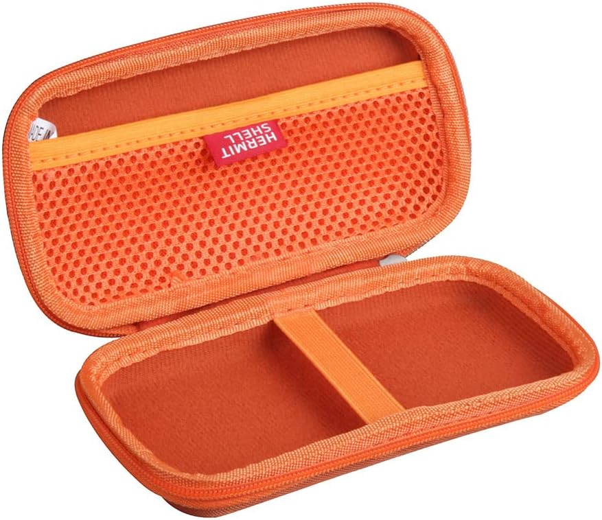 Hermitshell Hard Travel Case for INIU Portable Charger 10000mAh Power Bank [2022 Version] (Orange)