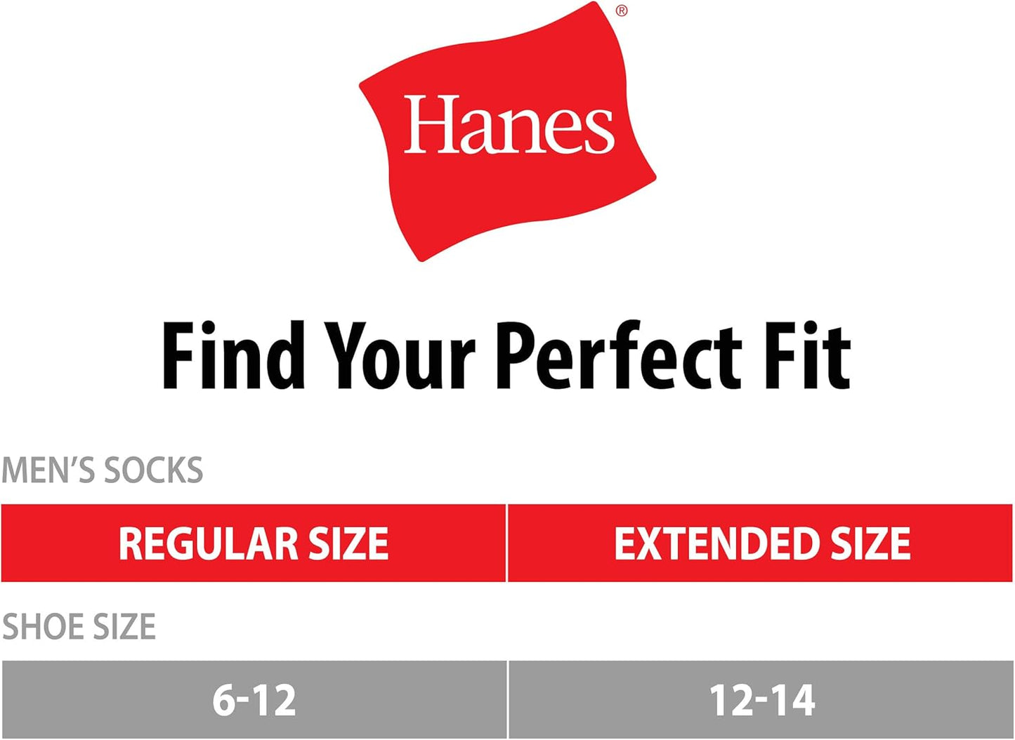 Hanes Men's Double Tough Socks, Crew and Ankle Moisturing Wicking Socks, Black & White, Multi-Packs