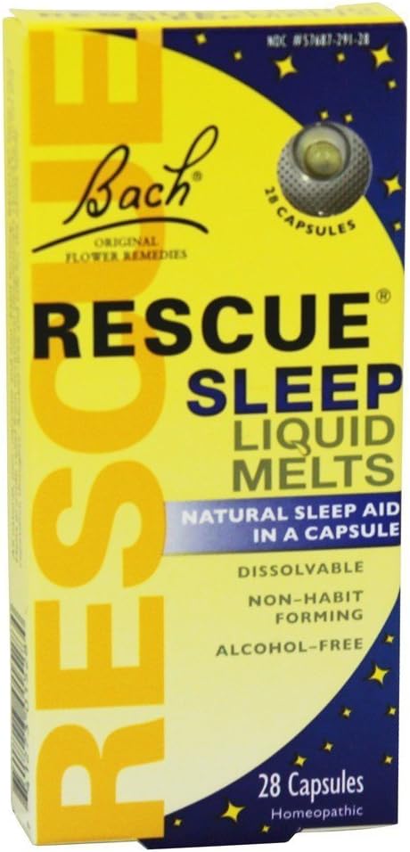 BACH Rescue Sleep Liquid Melts, 28 CT