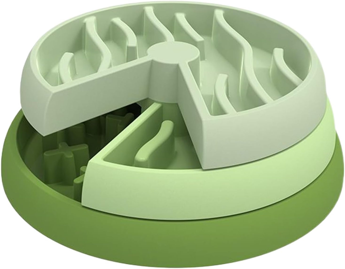 Lightweight Slow Feeder - Washable Pet Feeder, Dog Bowl with Non Slip Bottom Base, Puppy Bowls with Puzzle Interactive, Pet Supplies Feeding Station, Feline Bowl for Daily Use