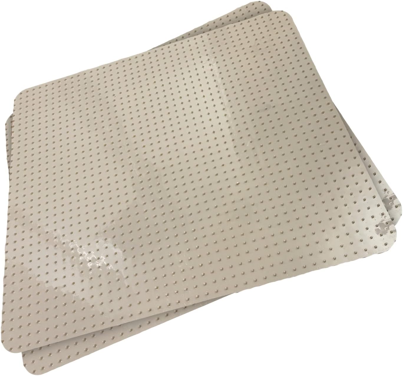 RESILIA Furniture Protector Pet Deterrent Tiles - Pet-Free Training Mat, for Cats, Dogs, Rabbits, Indoor and Outdoor Use, Beige Color, 21 Inches x 19 Inches, 2 Pack