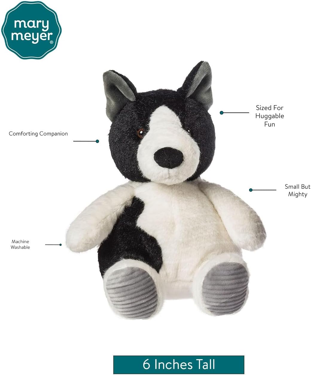 Mary Meyer Stuffed Animal Plush Soft Toy, 6-Inches, Tucson Hound Dog