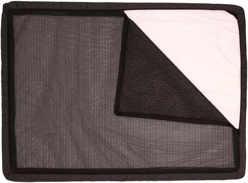 NASA Limited Edition Dog Bed by Wag | Cooling Gel Infused Memory Foam | Out-of-This-World Supportive Orthopedic Foam | Machine Washable Cover and Water Resistant Liner | Medium, Space Grey