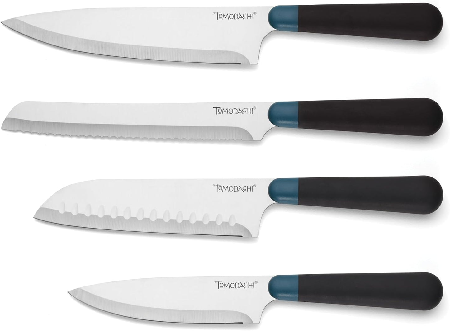 Hampton Forge 897344 Keen Black Marble 5-Piece Cutlery Set