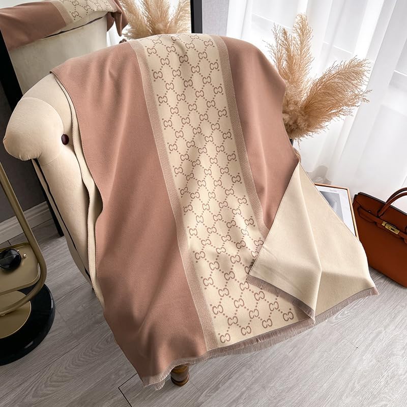FairyCity Pashmina shawl wraps for women Winter Warm blanket Scarf Soft Reversible Long Large Scarves
