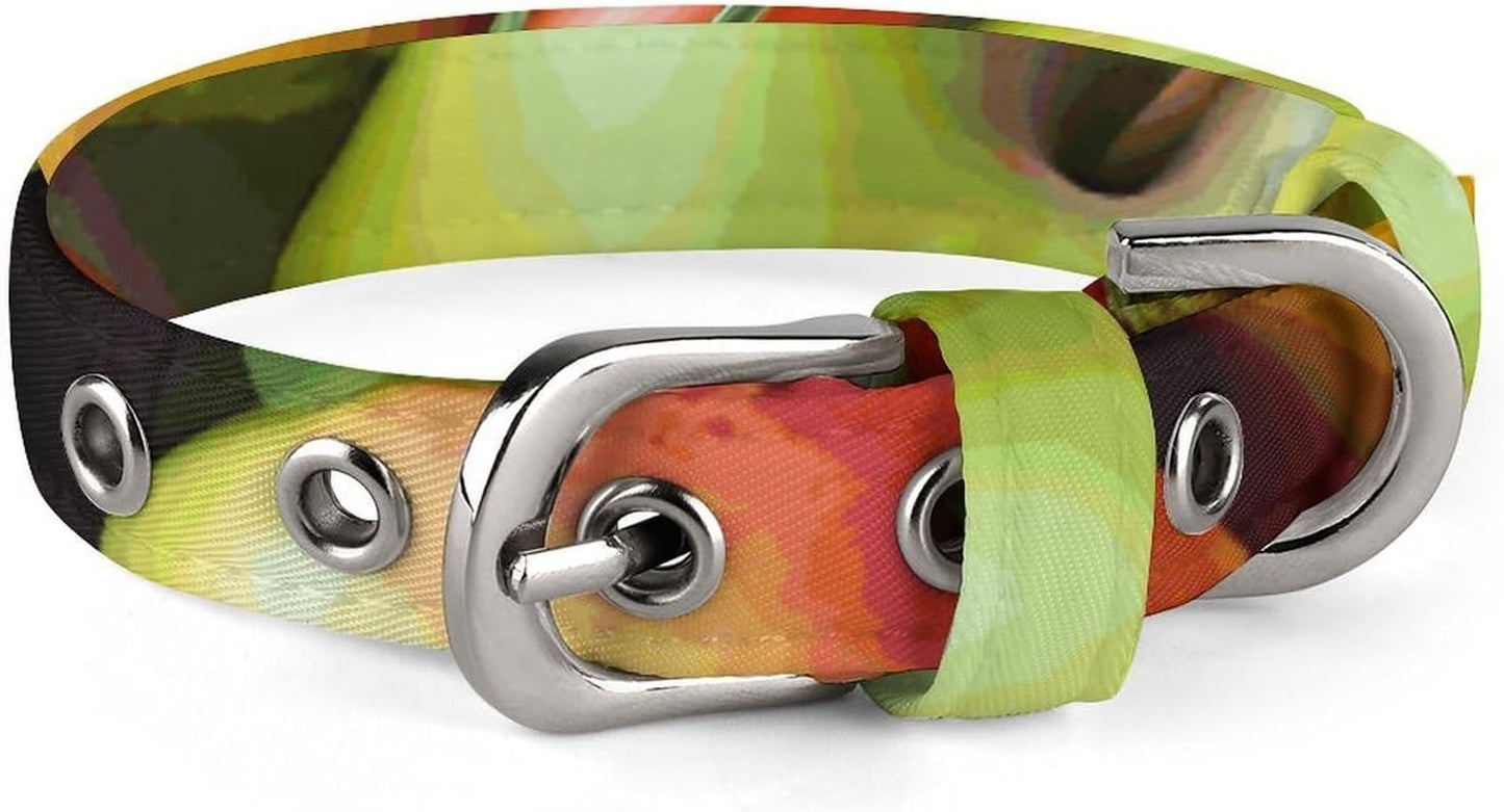 Fresh Fruits and Vegetables Dog Collar with Buckle Adjustable Martingale Pet Collars Cute Female Male Puppy Collar Soft Waterproof Cat Collars for Small Medium Dogs