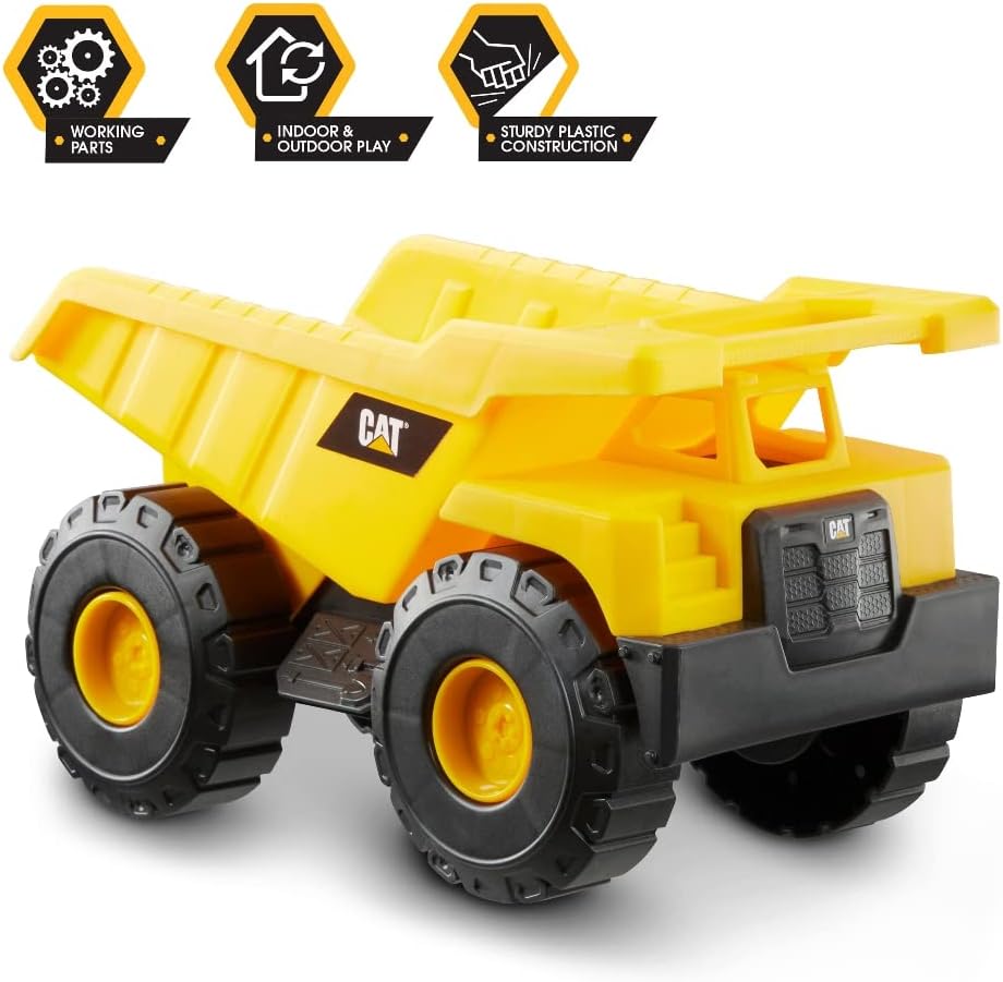 Cat Construction 7" Dump Truck, Loader & Excavator toys Combo Pack