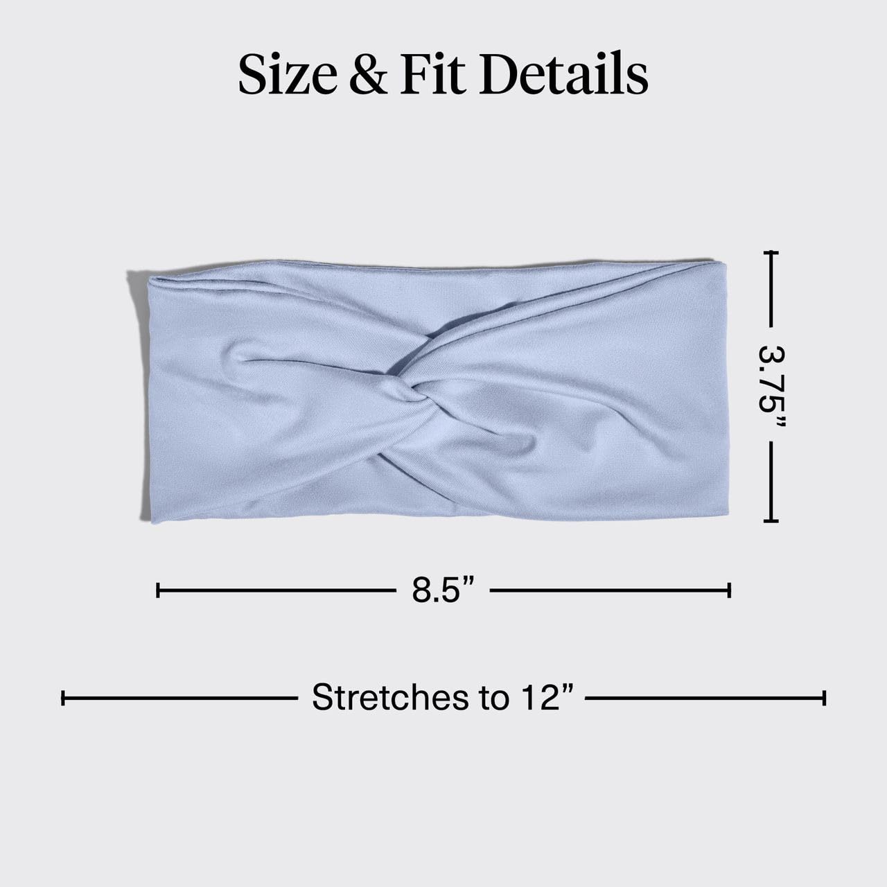 Kitsch Wide Headbands for Women Non Slip - Running Headbands for Girls, Ideal for Working Out, Yoga, Gym, or Lounging | Stretchy Head Bands | Fashion Hair Accessories - Garden Bouquet, 2pcs