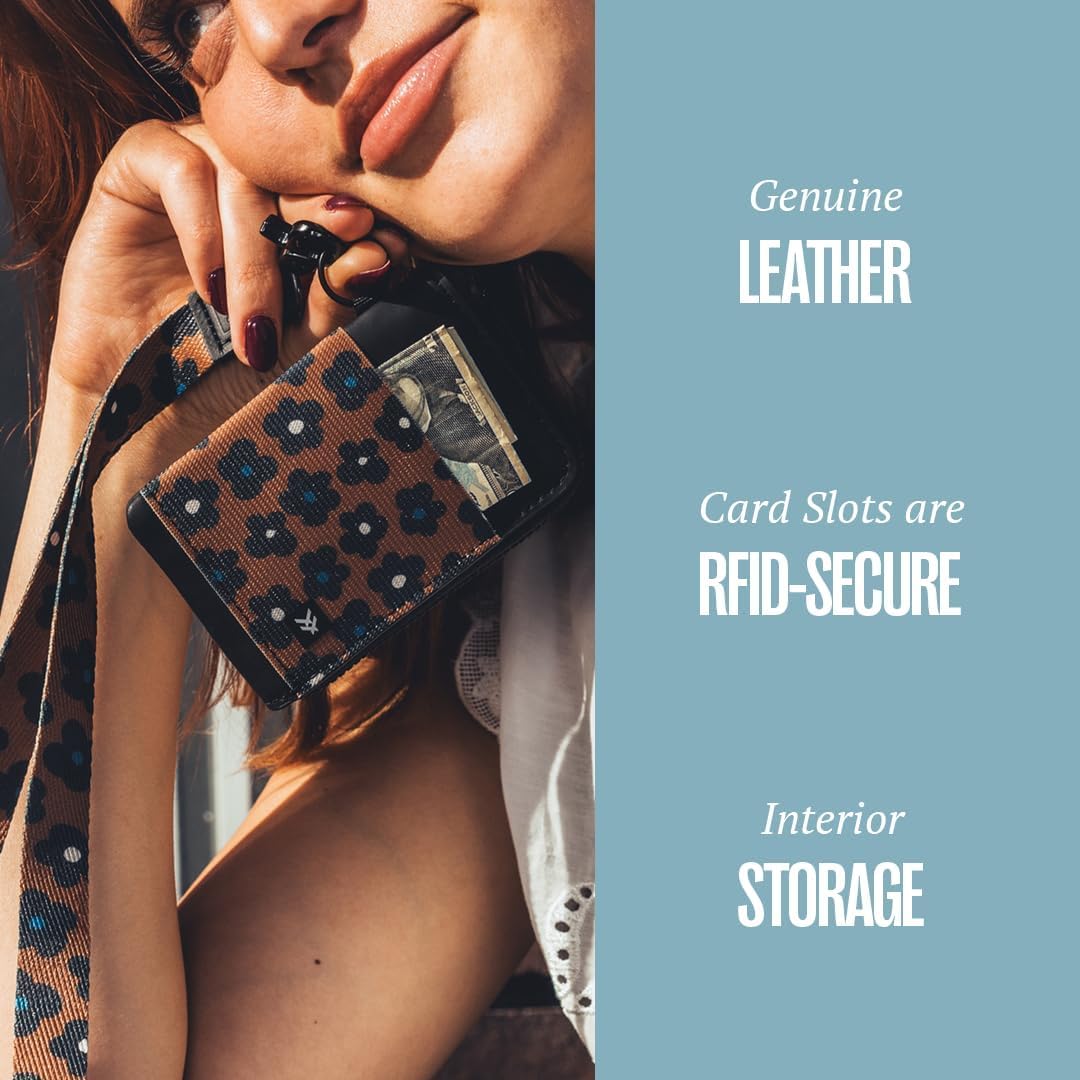 Thread Wallets RFID Blocking Leather Zip Wallet with Card Holder for Men and Women (Scout)
