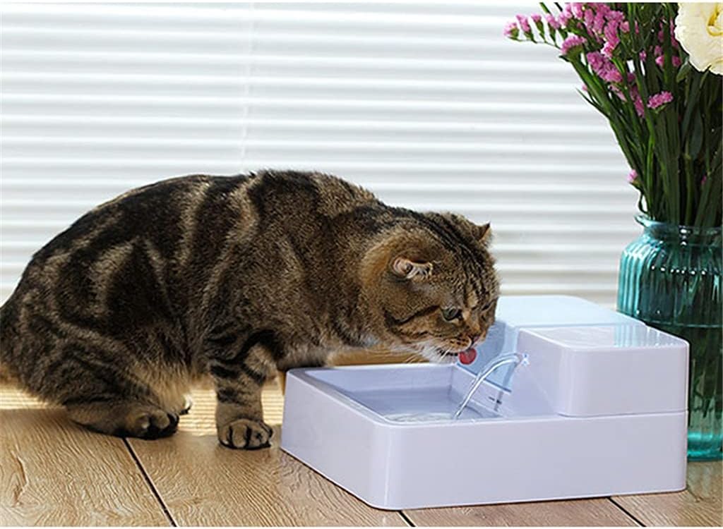 Cats Water Dispenser LED Lighting Automatic Pet Dog Feeder 1.8L Water Fountain Supplies Quiet Drinking Bowl Cats Accessories