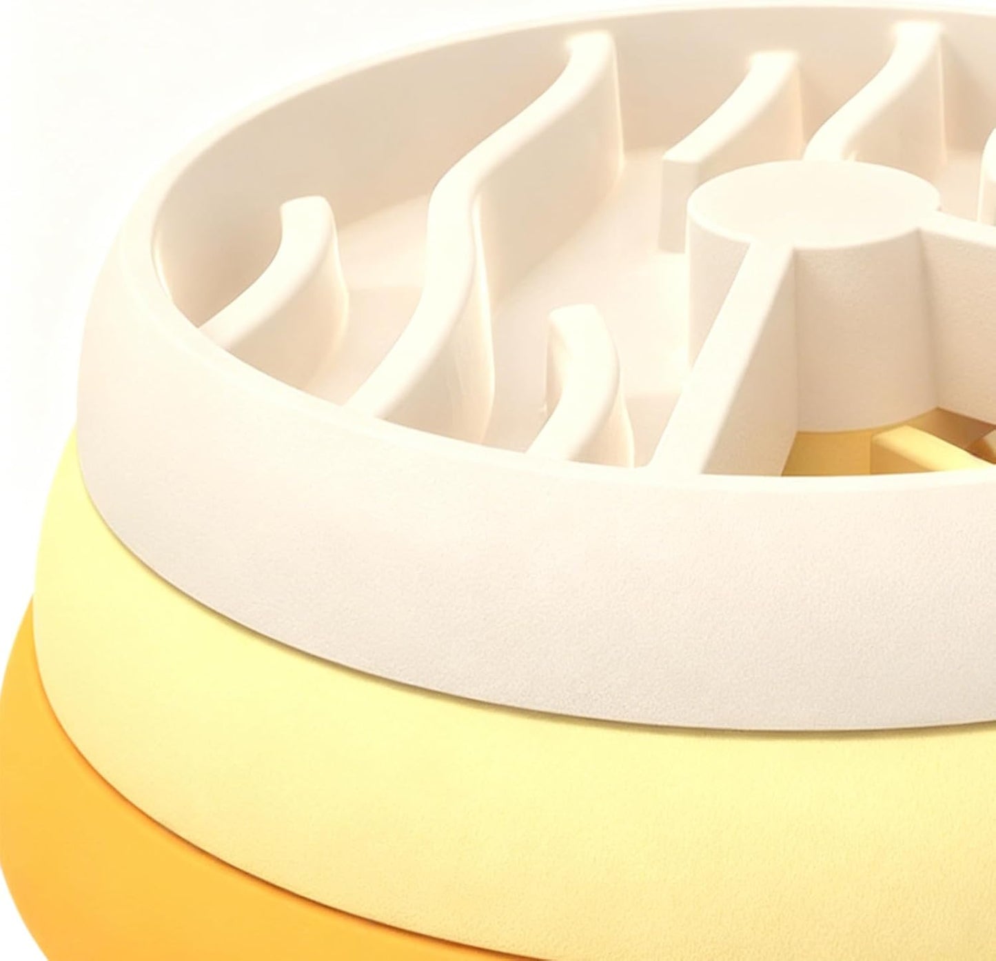 Interactive Slow Feeder Bowls, Puzzle Dog Food Dish, Pet Feeding Tool, Sturdy Design with Slow Eating Pattern, Pet Accessory for Puppy Cat Small Medium Breed Indoor Enrichment Boredom Prevention