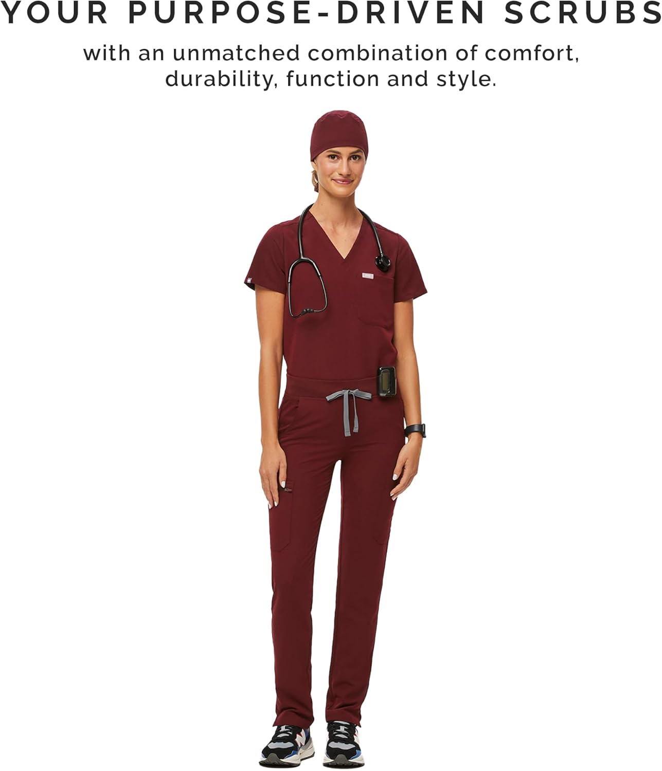 FIGS Modern Classic Unisex Scrub Cap — Supersoft Lining, Lightweight, Breathable, No-Slip