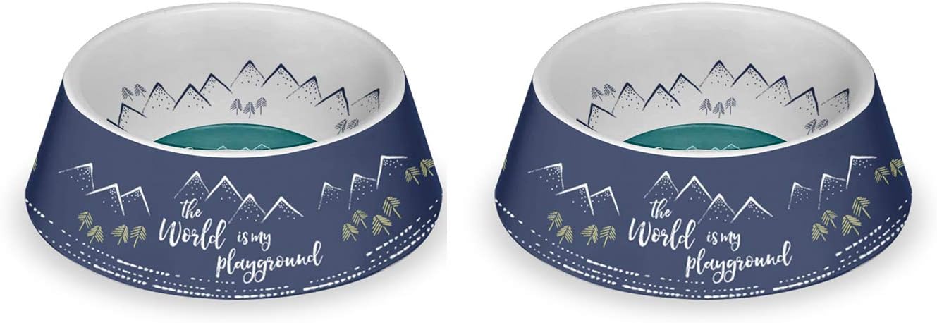 TarHong Playground Pet Bowl, Pure Melamine, 4.75 Cup